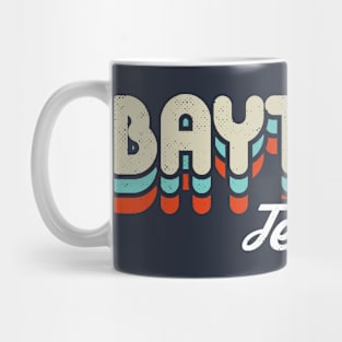 Retro Baytown Texas Mug